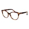 Max Mara Brown Women Optical Frames In Multi