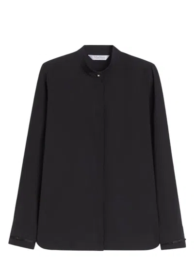 MAX MARA WOMEN'S OTRANTO SHIRT BLACK | SIZE IT 48 | 2521116041600005