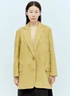 MAX MARA MAX MARA WOMEN OVERSIZED CANVAS BLAZER