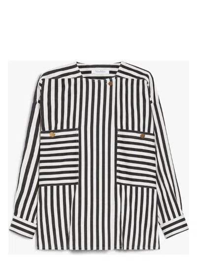 MAX MARA WOMEN'S PAIO SHIRT WHITE | SIZE 42 | 2511111081600001