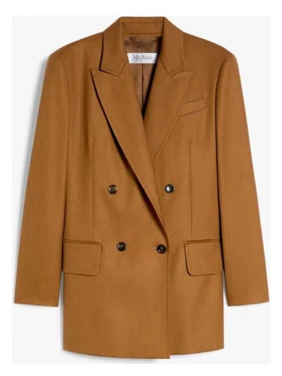 MAX MARA WOMEN'S PALANCA JACKET TOBACCO | SIZE 42 | 2511041071600014