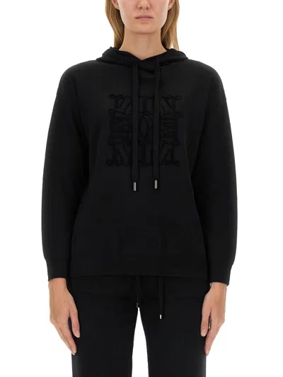Max Mara Women "pamir" Sweatshirt In Black
