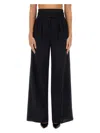 Max Mara Women's "piroghe" Pinstriped Trousers In Blue