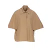 Max Mara Women Parole Gabardine Raincoat In Neutral