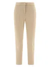 Max Mara Pegno Straight-leg Trousers In Neutral