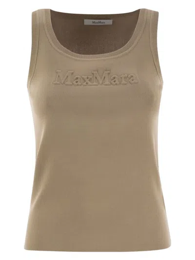 Max Mara Women's Pentola - Viscose Crepe Top In Brown