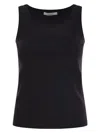 Max Mara Fitted Sleeveless Top With Ribbed Texture
