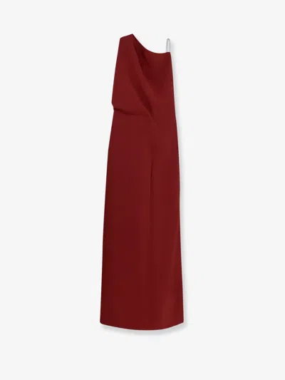 Max Mara Women Pentola Long Dress In Brown