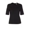 Max Mara Peter Wool T-shirt With Embossed Frontal Logo