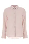 Max Mara Women Pink Regular Solid Shirt In Pink