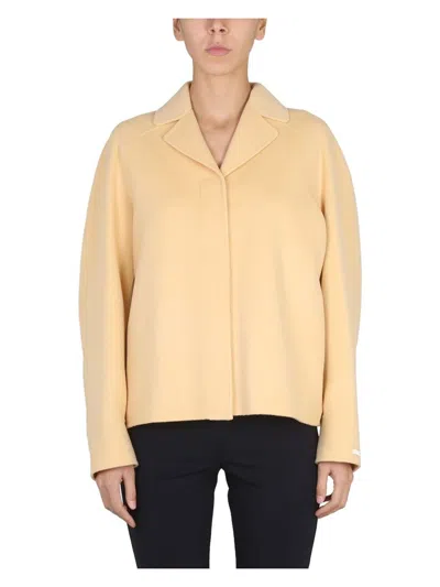 MAX MARA WOMEN'S PINK SHORT COAT