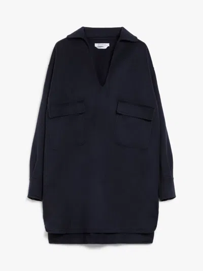 Max Mara Pinna Dress Navy Blue