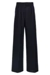 Max Mara Navy Bue Bacca1234 Trousers In Blue