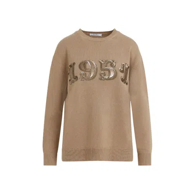 Max Mara Women's Plata 1951 Sweater In Brown