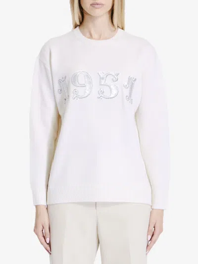 Max Mara Women's Plata Sweater In White