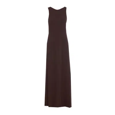 Max Mara Women Pompei Jersey Sleeveless Dress In Blue