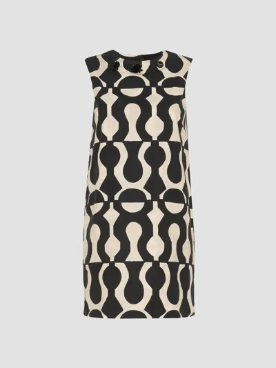 Max Mara Sumero Shift Dress In Multi