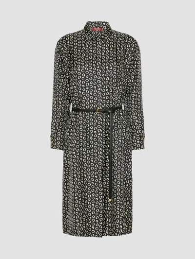 Max Mara Women's Printed Silk Shirt Dress In Multi