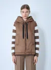 Max Mara Women Puffer Gilet In Brown