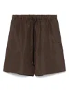 Max Mara Linen And Silk Blend Shorts