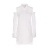 Max Mara Women Ragni Popeline Stretch Shirt In White
