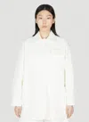 Max Mara Ragtime Drill Workwear Shirt Jacket In White