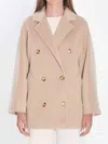 Max Mara Rebus 101801 Icon Wool And Cashmere Coat In Neutral