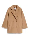 Max Mara 101801 Short Icon Coat In Camel Color In Nude