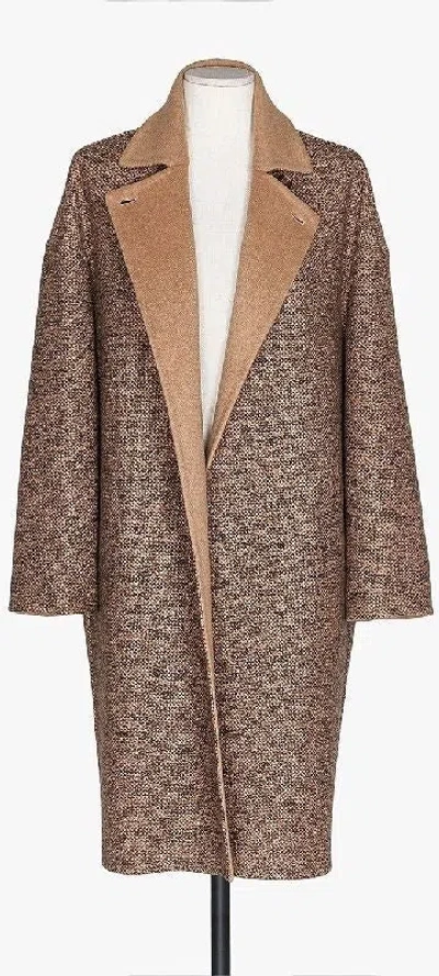 Max Mara Luxurious Reversible Camel And Wool Jacket For Women In Brown