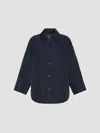 Max Mara Padded Reversible Jacket In Gray