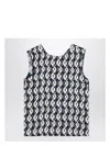 Max Mara Reversible Geometric Pattern Sleeveless Top