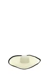 Max Mara 'robert' Wide Brim Woven Texture Hat In Multicolor