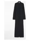 Max Mara Maxi Dress With Unique Cut-out In Black