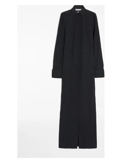 MAX MARA WOMEN'S ROVIGO DRESS BLACK | SIZE 38 | 2511221253600003