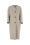 Max Mara Cappotto Album1234 In Cashmere Sabbia Donna In Brown