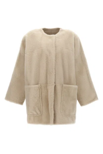 MAX MARA MAX MARA WOMEN 'SANTOS' REVERSIBLE SHEEPSKIN JACKET