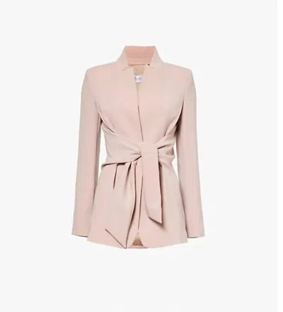 Max Mara Women's Seggio Inverted-lapel Regular Fit Jacket In Powder In Pink