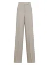 Max Mara Sequoia High-waist Tailored Pants In Nude & Neutrals
