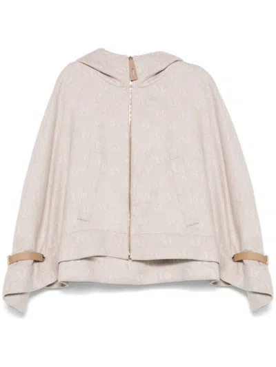 MAX MARA MAX MARA WOMEN WOOL HOODED CAPE