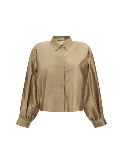 Max Mara Women Shantung-effect Scalata Shirt