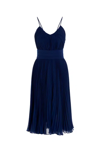 Max Mara Shoesino Dress In Blue