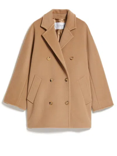 Max Mara Rebus Coat 101801 Short Icon Coat In Beige
