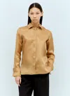 Max Mara Women Silk Organza Shirt In Multicolor