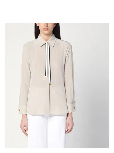 Max Mara Women's Silk Shirt With Tie