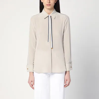 Max Mara Women's Silk Shirt With Tie
