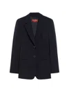 Max Mara Tailored Jacket Linz Notched Lapels Buttons In Multi