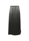 Max Mara Women's Skirt  2516101028 Dark Green In Gray