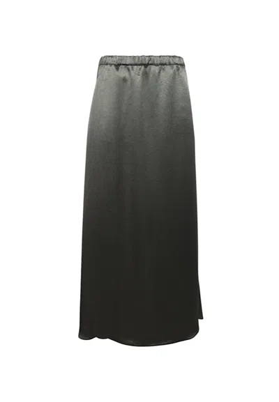 Max Mara Women's Skirt  2516101028 Dark Green In Gray