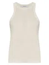 Max Mara Knitted Tank Top In Ivory