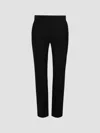 Max Mara Wool-blend Cropped Trousers In Black
